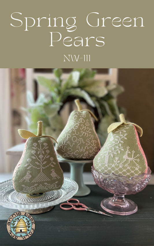 Spring Green Pears Pattern