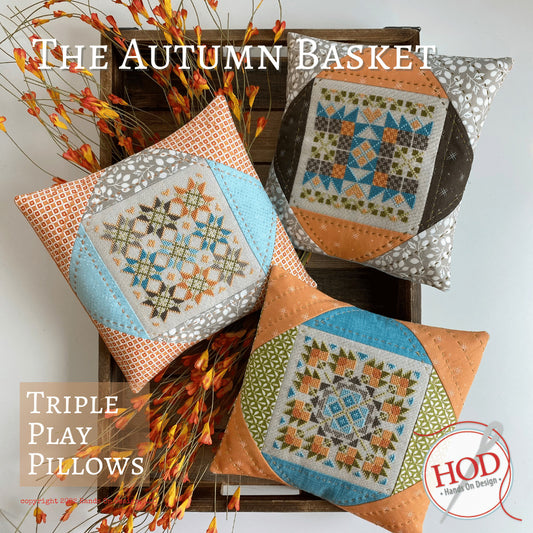 Triple Play Pillows \ The Autumn Basket