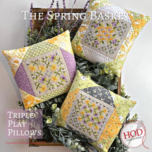 Triple Play Pillows \ The Spring Basket
