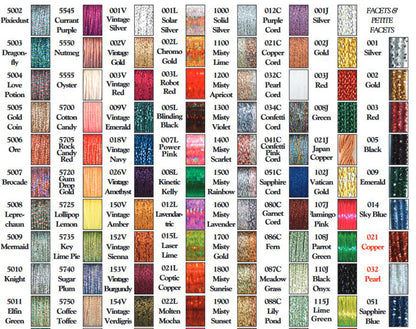 Kreinik \ Tapestry Braid #12 \ 1223 to 9593