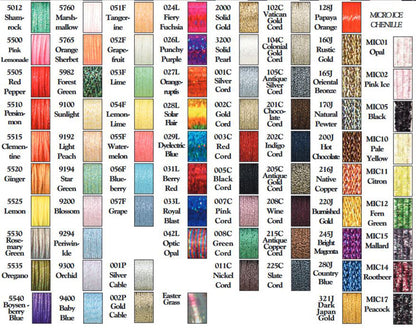 Kreinik \ Tapestry Braid #12 \ 1223 to 9593