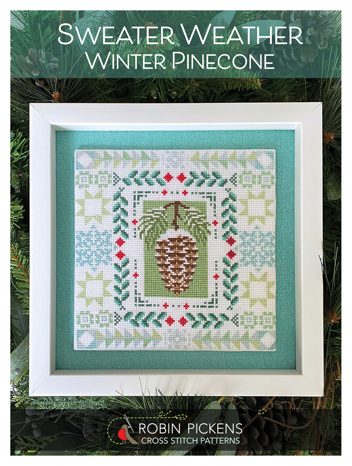 Sweater Weather: Winter Pinecone Pattern