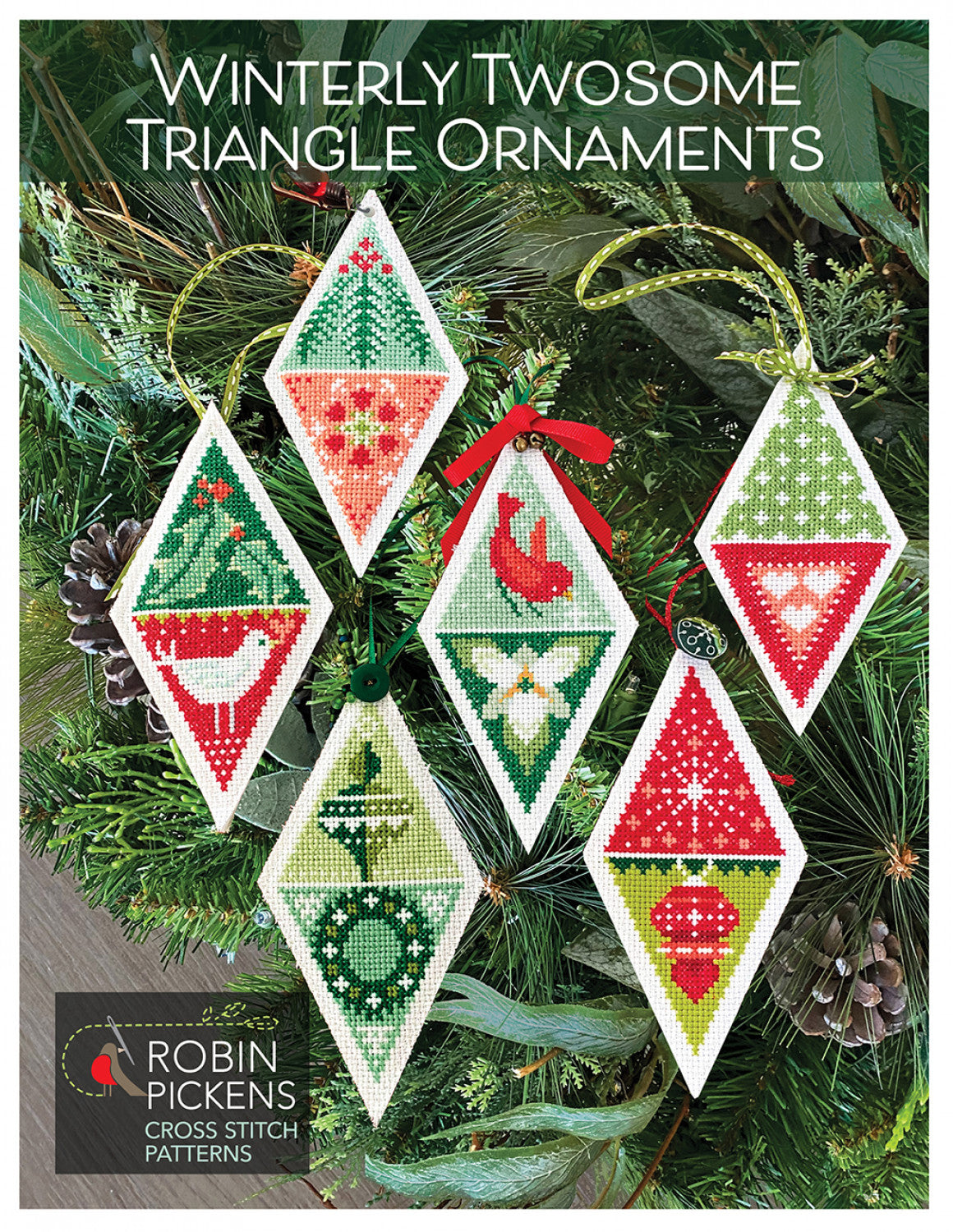 Winterly Twosome Triangle Ornaments Pattern