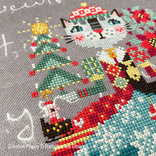 Christmas Cat Pattern