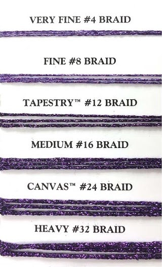 Kreinik \ Tapestry Braid #12 \ 001 to 045