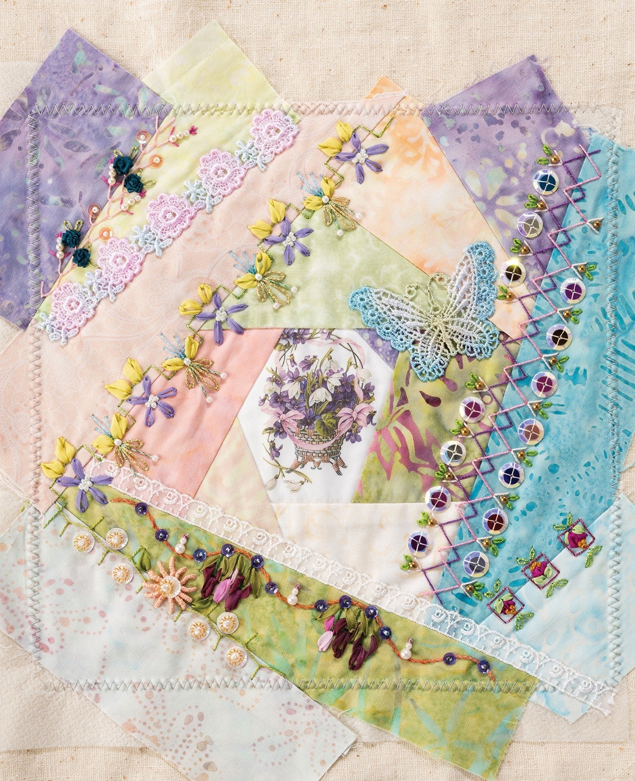 More Stunning Stitches for Crazy Quilts