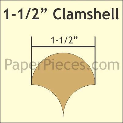 Clamshell - 1 1/2"