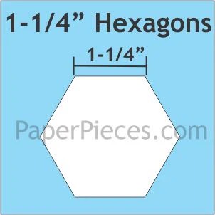 Hexagon - 1 1/4"