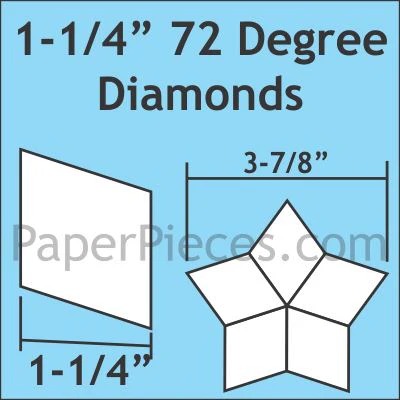 72 Degree Diamond - 1 1/4"