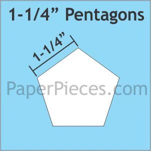 Pentagon - 1 1/4"