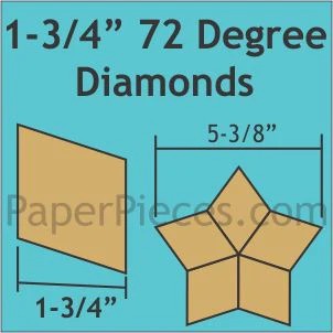 72 Degree Diamond - 1 3/4"
