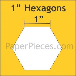 Hexagon \ 1"