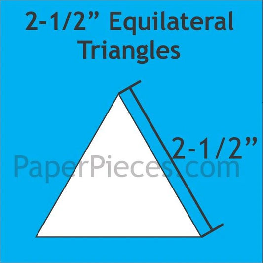 Equilateral Triangle \ 2 1/2"
