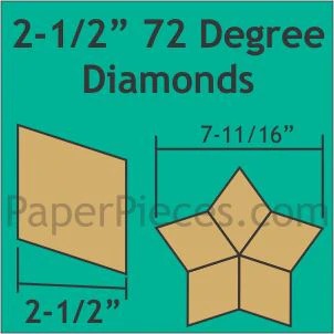 72 Degree Diamond - 2 1/2"