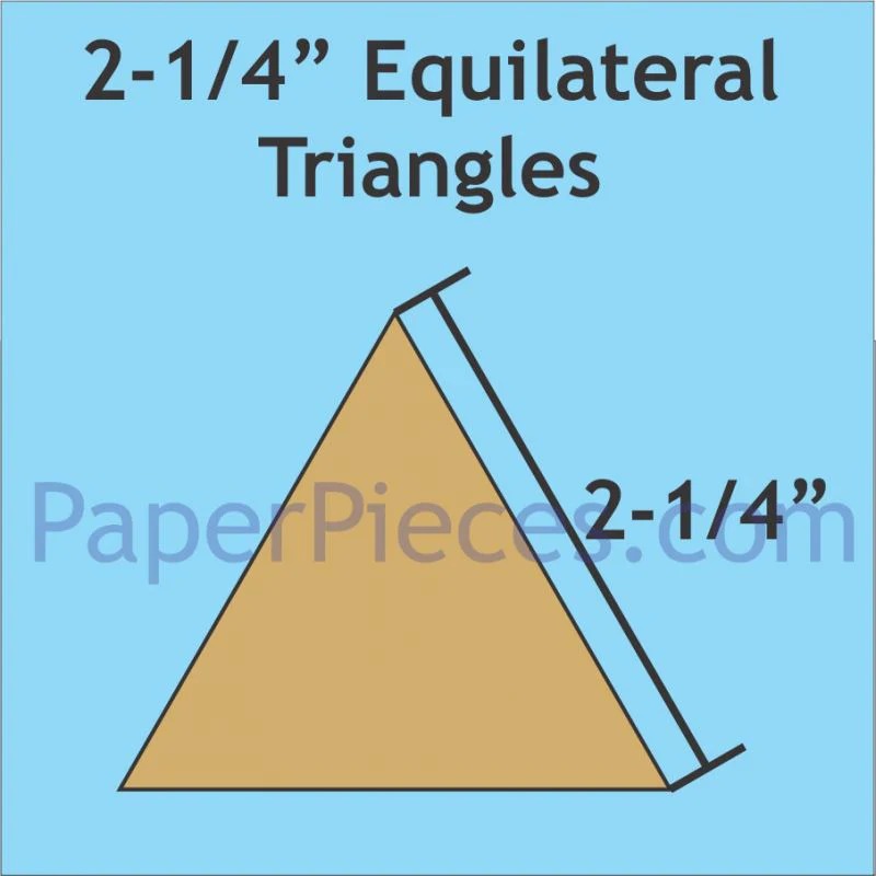 Equilateral Triangle \ 2 1/4"