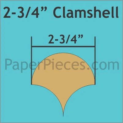 Clamshell \ 2 3/4"