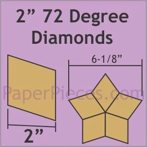 72 Degree Diamond - 2"