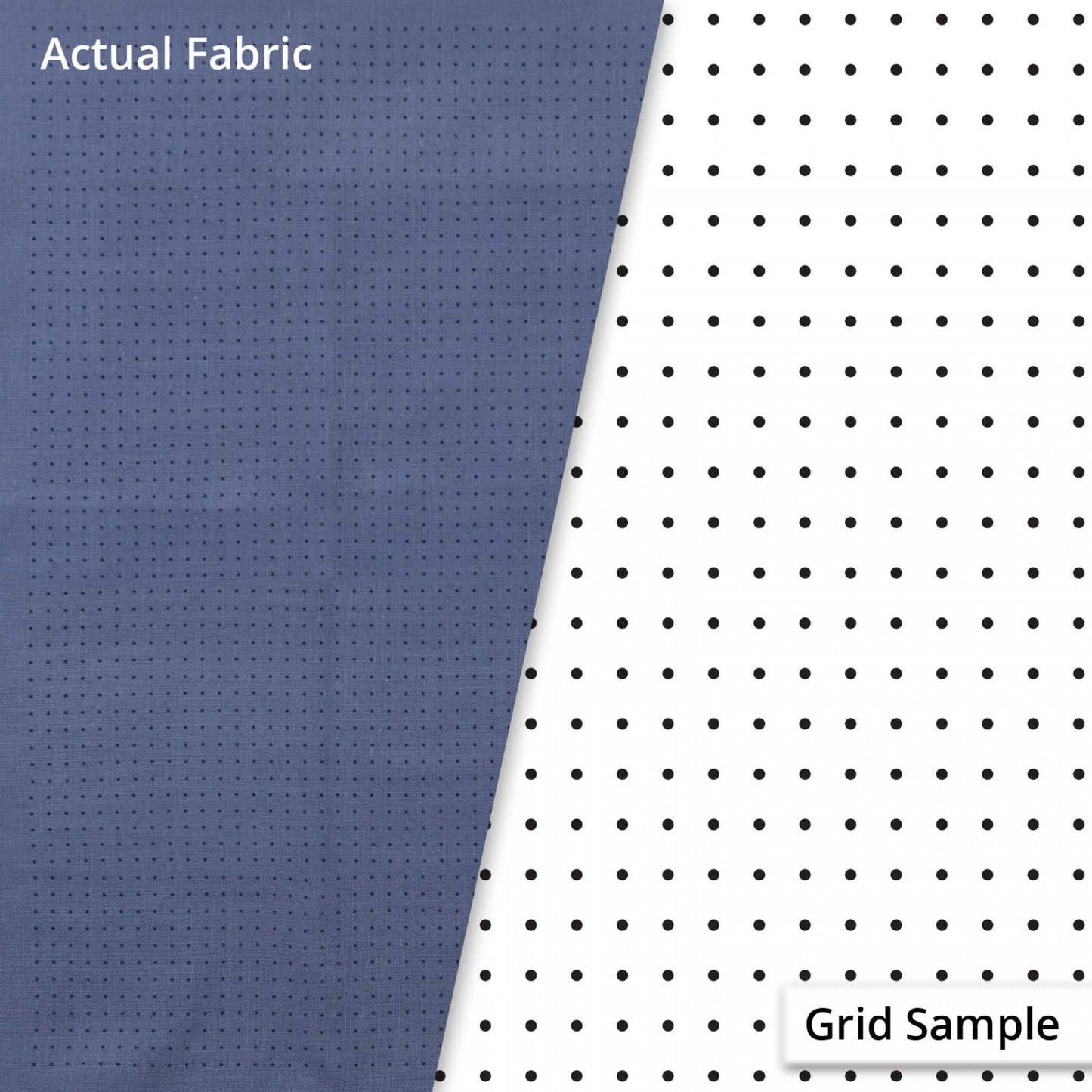 Sashiko Pre-Printed Sampler - Dot Grid