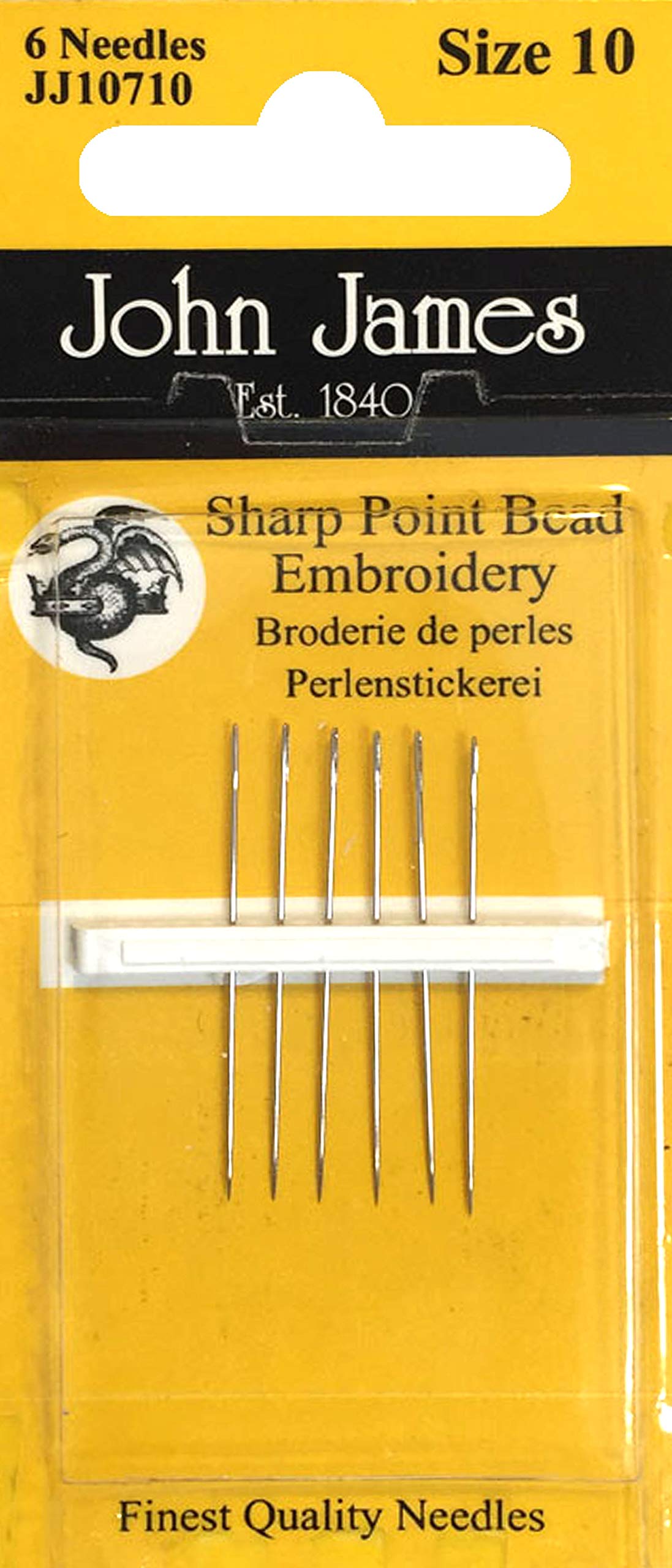 John James Sharp Point Beading Needles