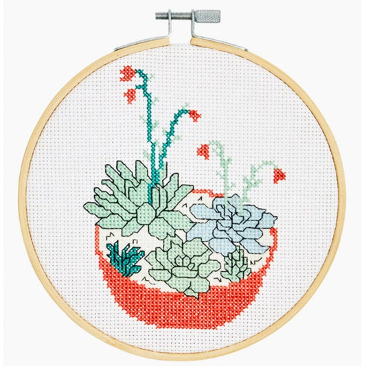 DMC Cross Stitch Kit \ Succulents